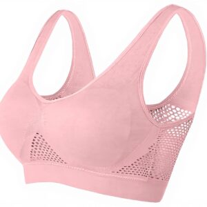 HAOLEI Reggiseno Sportivo Senza Ferretto Donna Push Up