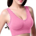 Reggiseno sportivo donna Nuoke senza ferretto cotone