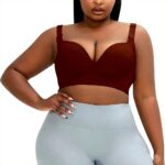 Nuoke Reggiseno Donna Anti-cedimento Lucido Sexy Grandi