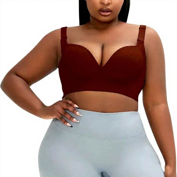 Nuoke Reggiseno Donna Anti-cedimento Lucido Sexy Grandi