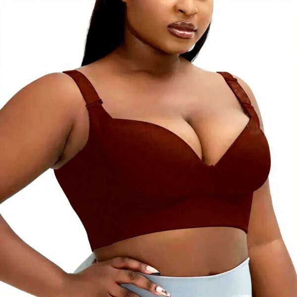 Nuoke Reggiseno Donna Anti-cedimento Lucido Sexy Grandi