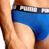 Slip Uomo Puma Briefs 2p Cotone Morbido Comodo