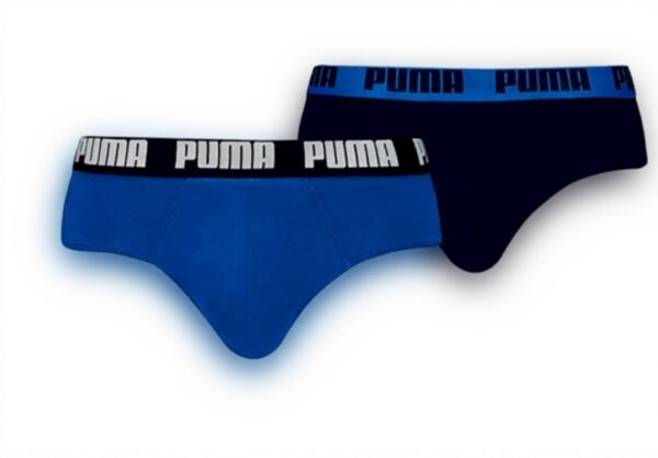 Slip Uomo Puma Briefs 2p Cotone Morbido Comodo