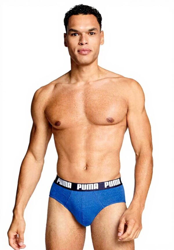 Slip Uomo Puma Briefs 2p Cotone Morbido Comodo