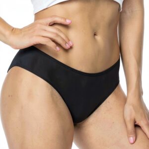 Costume Mestruale Donna Riou Assorbente Taglie Curvy Nero-0