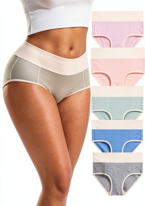 Mutande Donna Cotone Alto Vita Comode Traspiranti Multipack