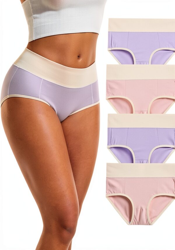 Mutande Donna Cotone Alto Vita Comode Traspiranti Multipack